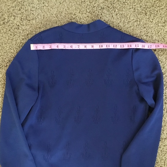 Vintage 60’s Blue Nautical Open-Front Sweater FAB! - Picture 9 of 11
